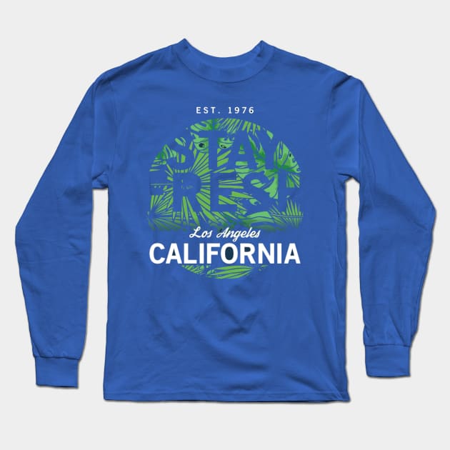 California Long Sleeve T-Shirt by FunnyHedgehog
